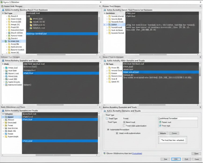 Hyper-V Laboratuvarında Active Directory Forest Trust Yapılandırması